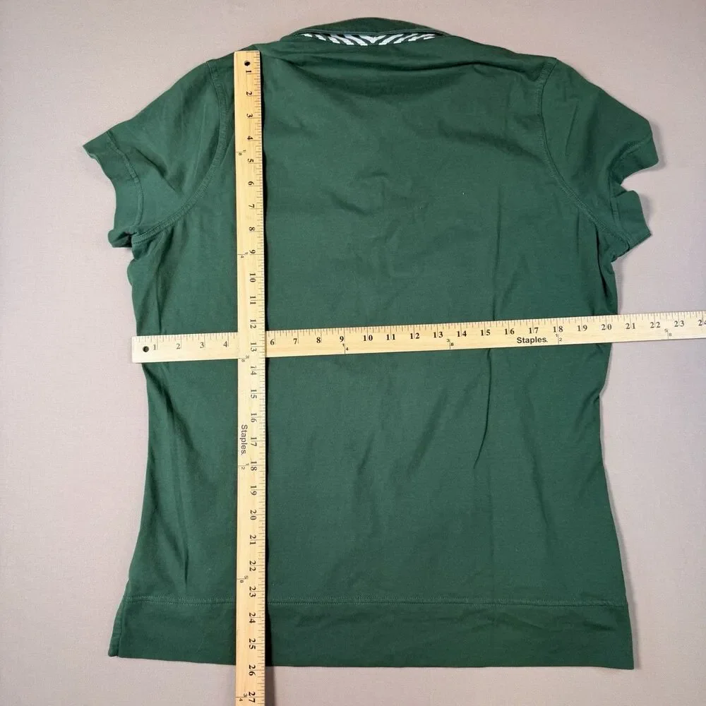 Nike Fit Women's Michigan State Polo, Size XL Green MSU Spartan Shield